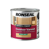 Ronseal Crystal Clear Outdoor Varnish - Matt 250ml